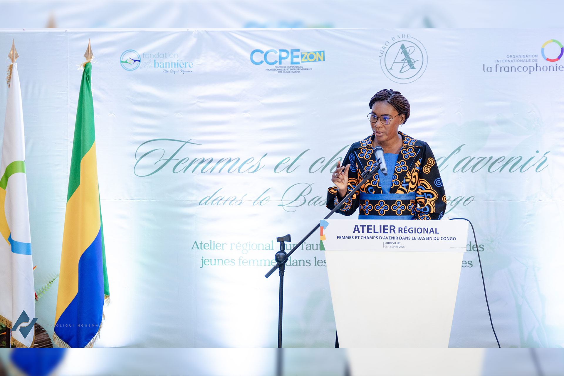 Allocution de Madame Zita Oligui NGuema lors de la cérémonie de l'OIF